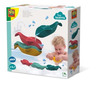 Kąpielowe rybki pojemniki - zabawki do kąpieli SES Creative