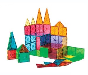 Duże klocki magnetyczne 60 el. Magtiles