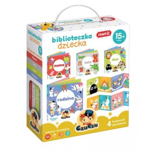Biblioteczka dziecka - 4 książeczki obrazkowe CzuCzu