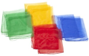 Zwiewne chusty animacyjne 66 cm 12 szt. Gonge