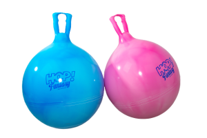 Piłka do skakania z uchwytem Hop Fantasy Lollipop 45 cm Gymnic