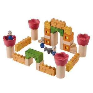 Drewniane klocki Zamek rycerski, Plan Toys®